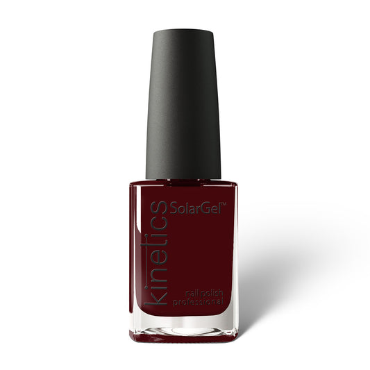 Kinetics Nail Polish SolarGel #546 CHERRY RIPE 15 ml – klassischer Nagellack in dunklem Kirschrot