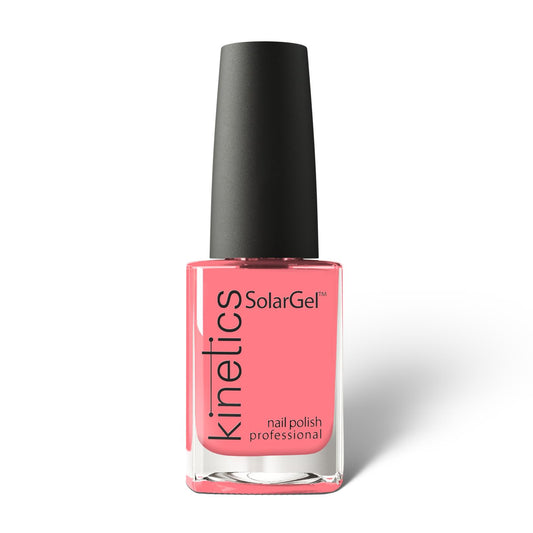 Kinetics Nail Polish SolarGel #576 LUSH BLUSH 15 ml – klassischer Nagellack in lebhaftem Sommerrosa