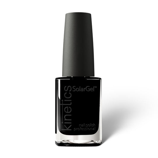 Kinetics Nail Polish SolarGel #580 BLACK HOLE 15 ml – klassischer Nagellack in tiefem Schwarz