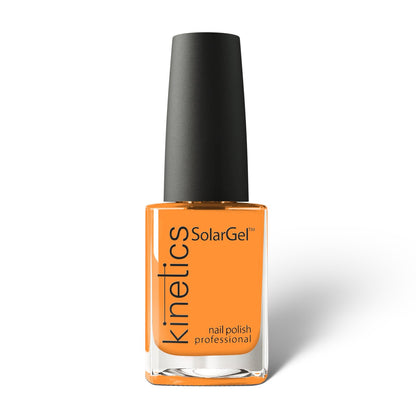 Kinetics Nail Polish SolarGel #614 PRESENCE 15 ml – klassischer Nagellack in leuchtendem Orange