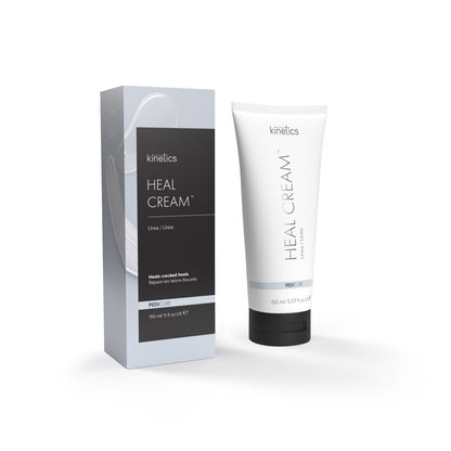 Kinetics Pedicure Heal Cream 150ml Urea Fußcreme – gegen rissige Fersen, mit Sheabutter & Kaviar-Limettenextrakt, feuchtigkeitsspendend