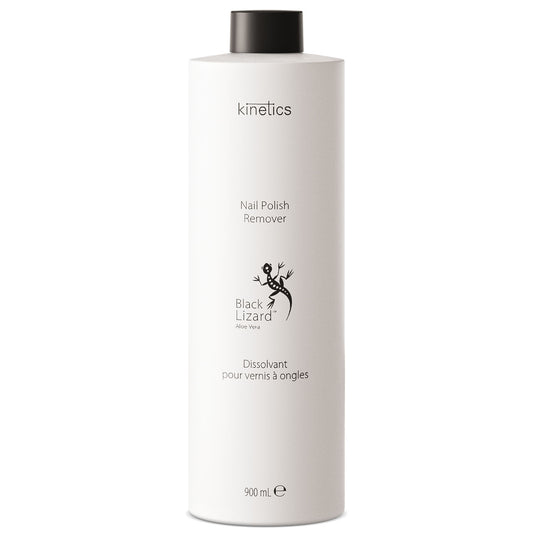 Kinetics Nagellackentferner Aceton Black mit Aloe Vera Duft – Professioneller, geruchsneutraler Nagellack Entferner