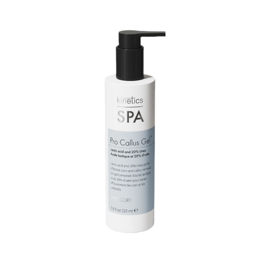 Kinetics Pedicure SPA Pro Callus Remover Gel 225ml – Hornhautentferner mit Urea & Milchsäure für professionelle Fußpflege