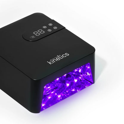 Kinetics LED Nagellampe 48W / 51 LED schwarz - Kabellos & Professionell, Für Studio & Mobile Anwendungen