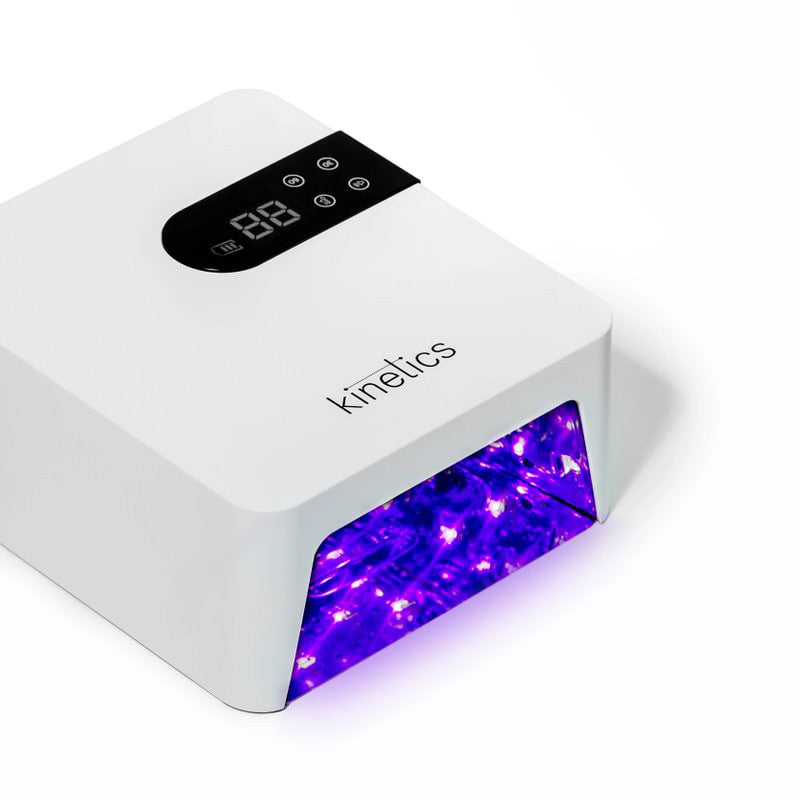 Kinetics LED Nagellampe 48W / 51 LED weiß - Profi LED-Nageltrockner für schnelle und gleichmäßige Gel-Aushärtung