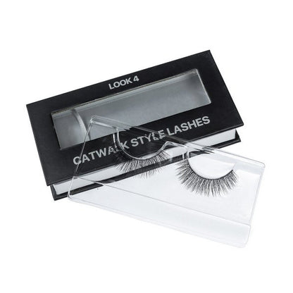 Eyelashes on tape Catwalk style, Look 4 (on black stripe) in cardboard box