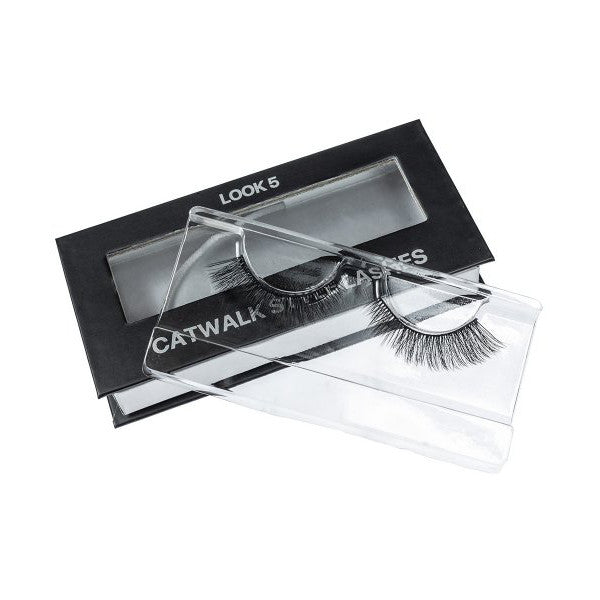 Eyelashes on tape Catwalk style, Look 5 (on black stripe) in cardboard box