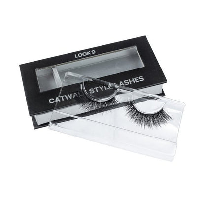 Eyelashes on tape Catwalk style, Look 9 (on black stripe) in cardboard box