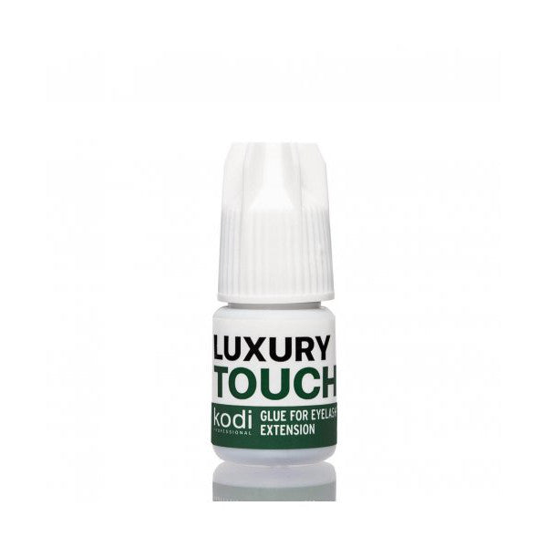 K Professional Wimpern- und Augenbrauenkleber Luxury Touch 3 g – Schwarz, schnelltrocknend, stark haftend