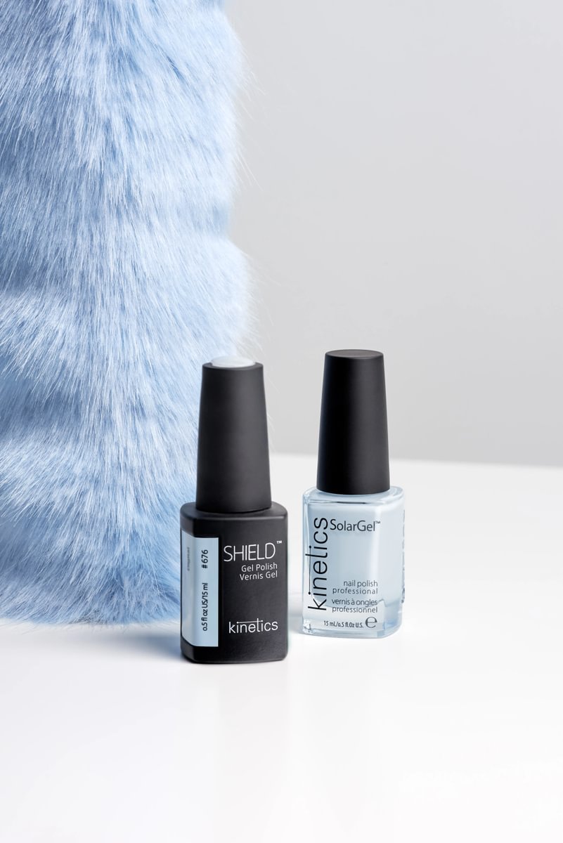 Kinetics SHIELD Gel Polish #676 DIGITAL 15 ml – kühles Blau UV Nagellack, HEMA-frei
