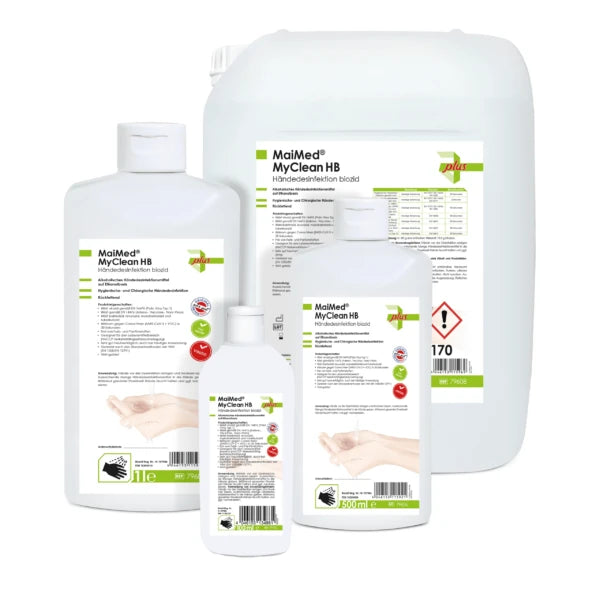 MaiMed MyClean HB Händedesinfektion Biozid – Professionelles Desinfektionsmittel für Kosmetik-, Nagel- und Friseursalons