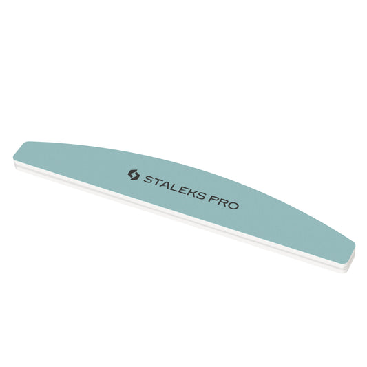 Staleks EXPERT 41 Polier-Buffer Halbmond 400/3000 Grit (1 Stück) – Profi Polierfeile für Maniküre & Pediküre