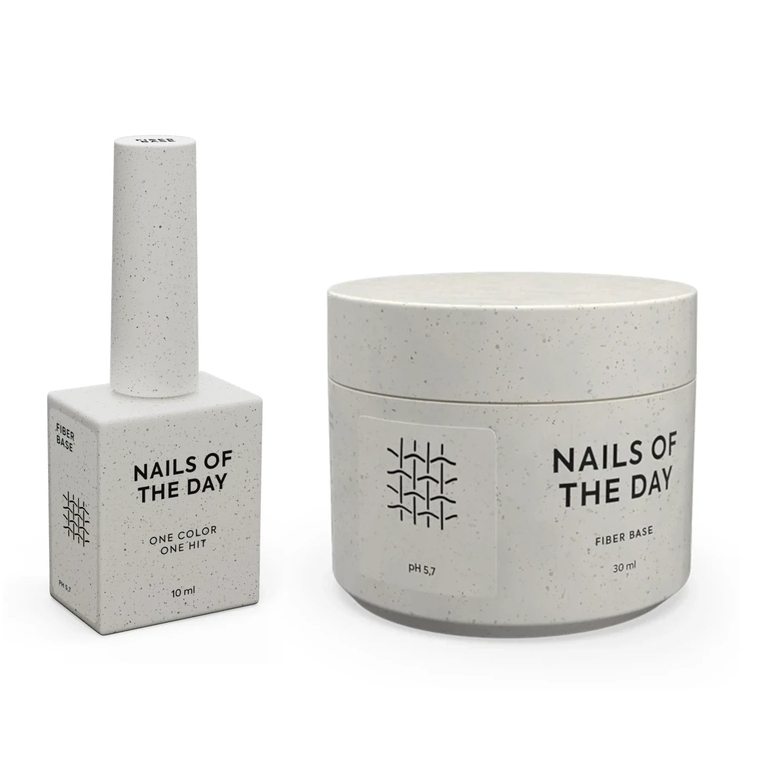 NAILSOFTHEDAY Fiber Base – Basis für Nägel mit Nylonfasern, 10-30ml