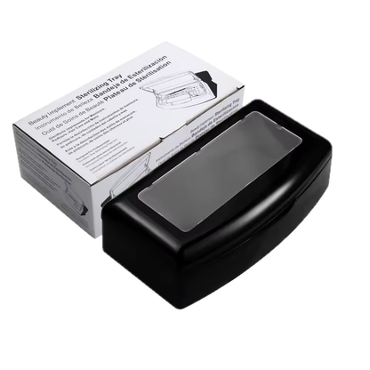 Sterilisator mit Tablett – Plastik Desinfektionsbox für Nagelstudio und Zuhause