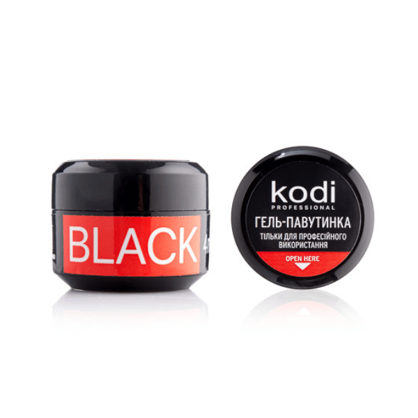 Гель-паутинка для ногтей Spider gel Kodi Professional, 4 мл (цвет: black)