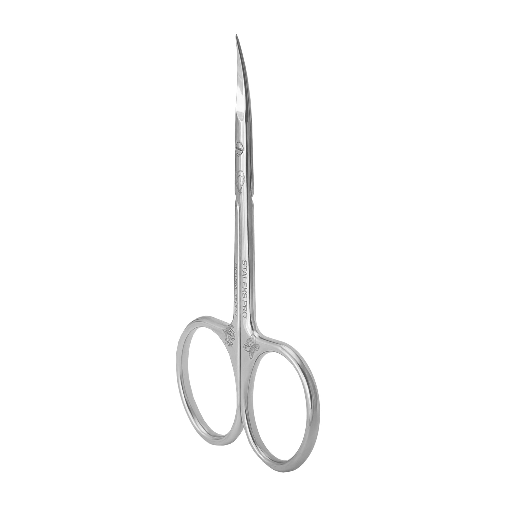 Staleks Exclusive 20 Type 2 Magnolia Professionelle Nagelhautschere – Handgeschärft, gebogene Griffe, höchste Präzision