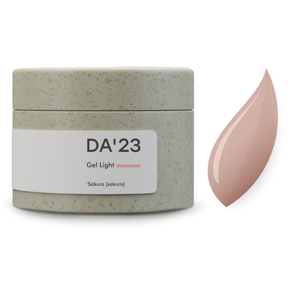 DA’23 Gel Light Sakura 15-30ml – Modelliergel Helles Pfirsichrosa für Nagelaufbau & Verstärkung