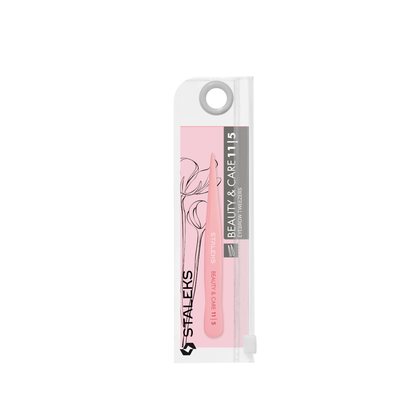 Пинцет для бровей Staleks BEAUTY & CARE 11 TYPE 5 (точечный)