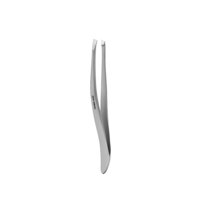 Augenbrauenpinzette STALEKS CLASSIC 13 Typ 3 – breite abgeschrägte Spitze, Edelstahl