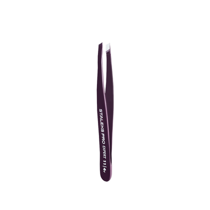 Staleks Pro Expert 11 Type 4v Augenbrauenpinzette – schmal und abgeschrägt, in Lila