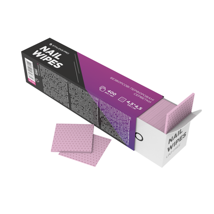 Салфетки перфорированные безворсовые Staleks EXPERT (400 шт)