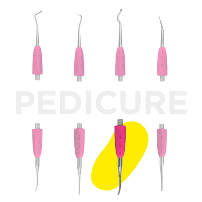 Рабочая часть лопатки Staleks Combo UNIQ 37 пилка с загнутым концом