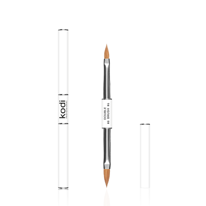 Двусторонняя кисть для акрила double brush #8-#6