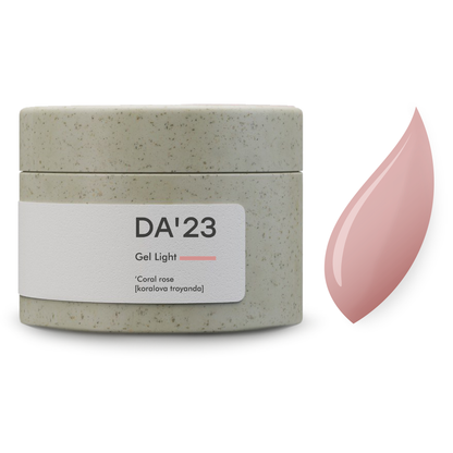 DA’23 Gel Light Coral Rose 15-30ml – Modelliergel Korallenrosa für Nagelaufbau & Verstärkung
