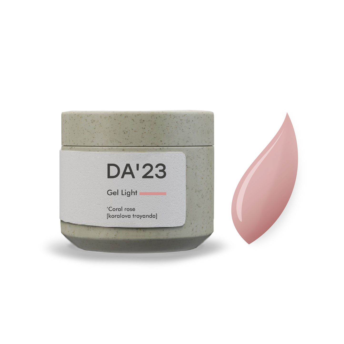 DA’23 Gel Light Coral Rose 15-30ml – Modelliergel Korallenrosa für Nagelaufbau & Verstärkung