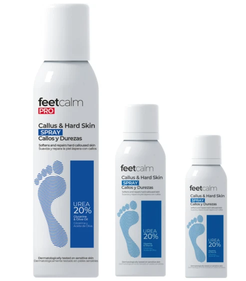 Feetcalm Callus & Hard Skin Spray 20 % Urea 300 ml – Hornhaut‑Spray zur Hornhaut‑Reduktion & Feuchtigkeitspflege