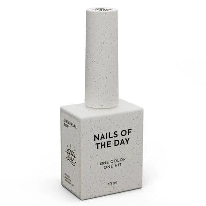 NAILSOFTHEDAY Universal Top — глянцевый топ без липкого слоя, минимальные УФ‑фильтры, 10 мл