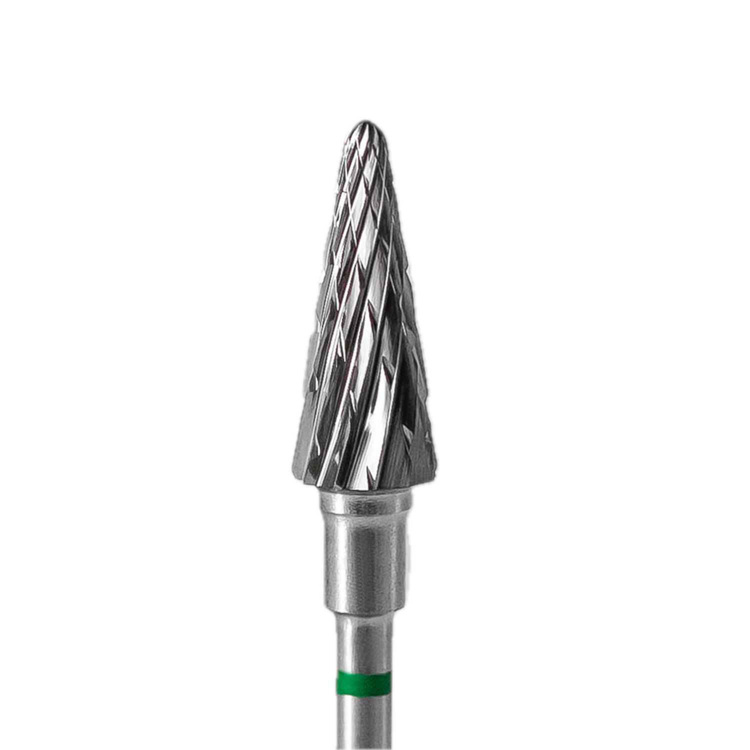 Staleks Hartmetallfräse "Kegel", Grün, Durchmesser 6 Mm / Arbeitsbereich 14 Mm