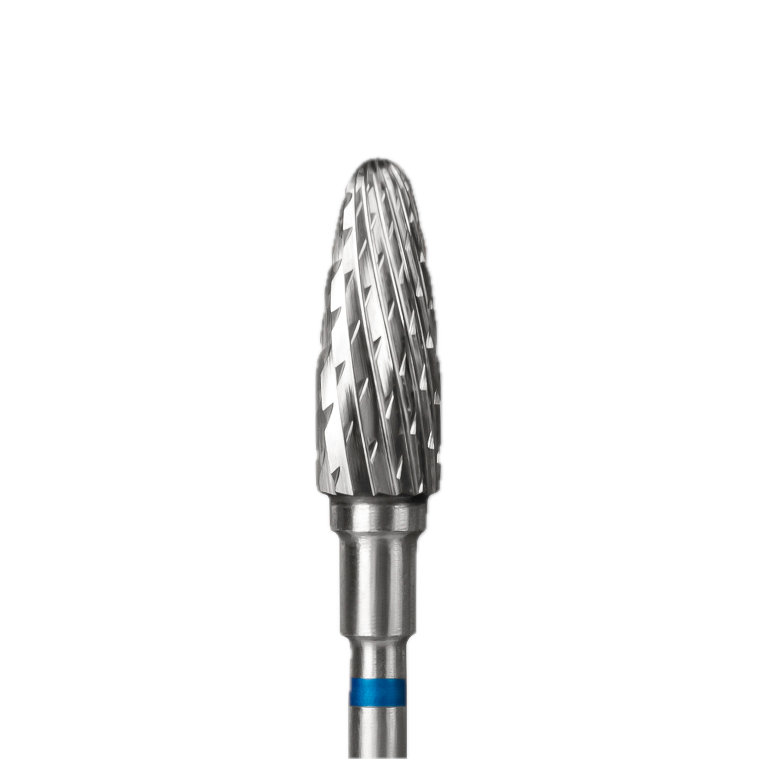 Staleks Hartmetall-Fräser “Maiskolben” Blau 5 mm - Profi Nagel- & Fußpflege, Mittlere Körnung