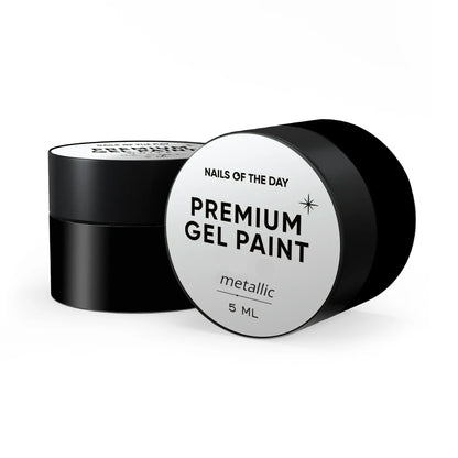 NAILSOFTHEDAY Metallic-Farbe - Metallisches Farbgel, 5 ml
