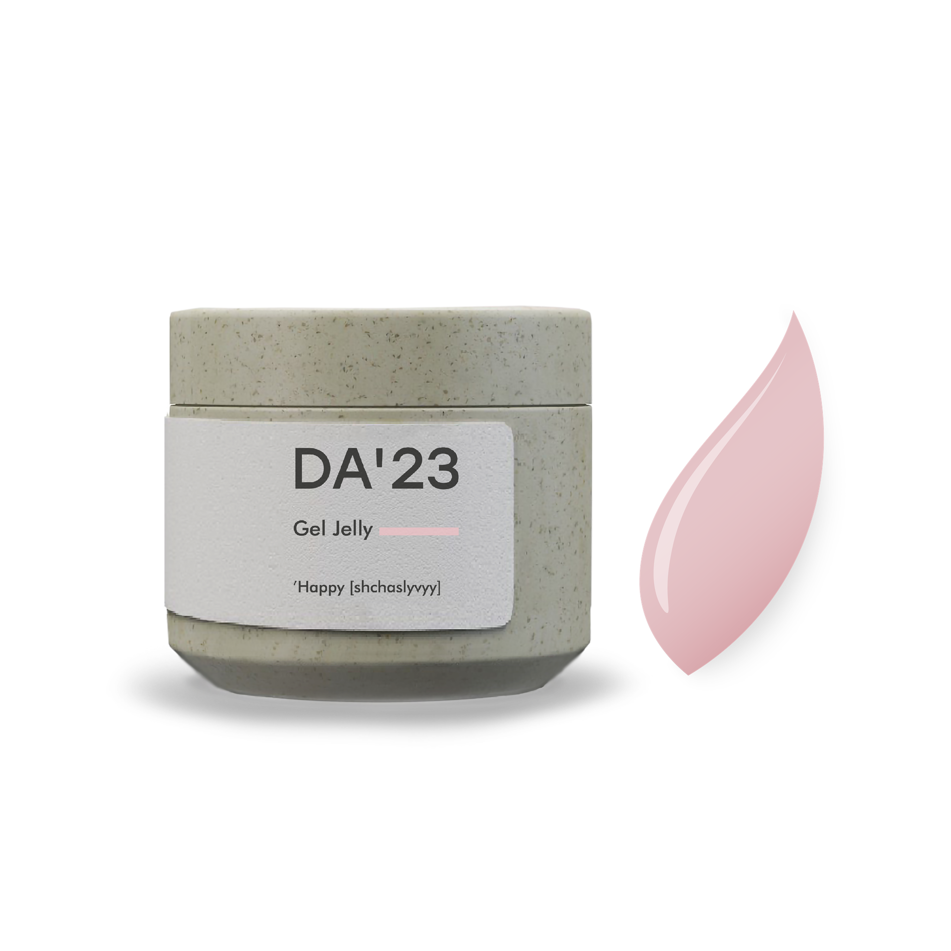 Gel Jelly DA’23 Happy 15 ml – Jelly-Gel Rosa-Lila für Nail Art & Nagelverlängerung