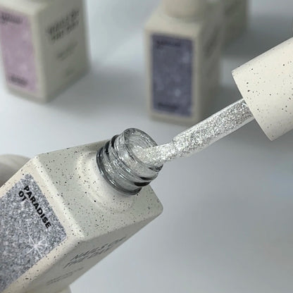 NAILSOFTHEDAY Gel polish Paradise 01 — Gellack Silber Glitter, 10 ml