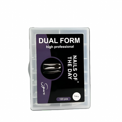 NAILSOFTHEDAY Dual Form Square (Typ 4) - obere Formen Quadrat/Mandel für Nägel, 120pcs
