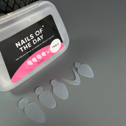 NAILSOFTHEDAY French tips guide (Type 9) - силиконовые трафареты для верхних форм, 60шт