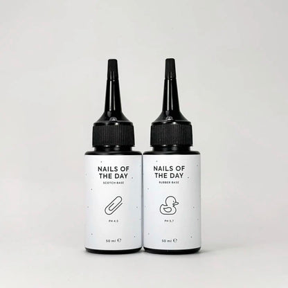 NAILSOFTHEDAY Rubber Base 50 ml (Refill) – Profi Kautschuk-Base für perfekten Gel-Nagel Aufbau