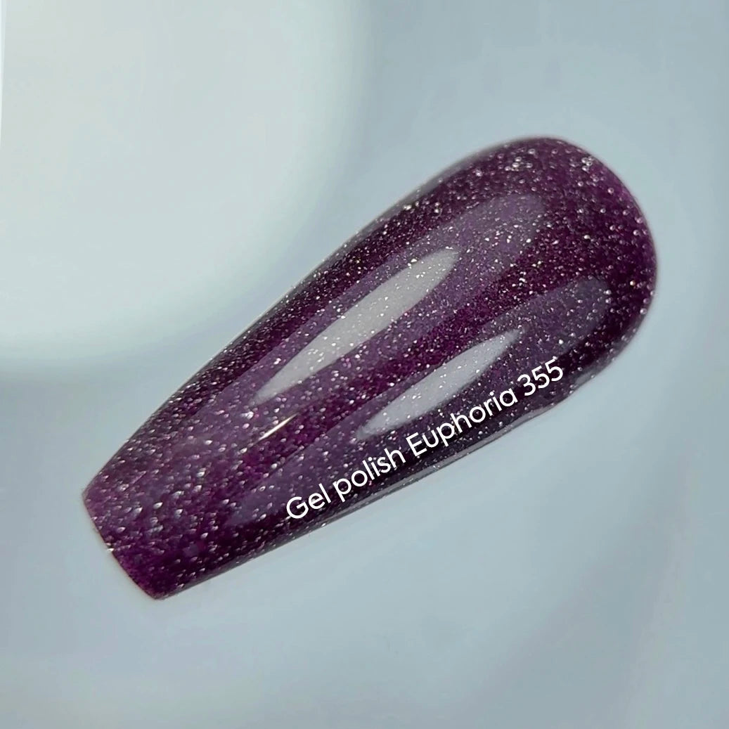 NAILSOFTHEDAY Gel Polish Euphoria 10 ml – Violetter Lichtreflektierender Gellack für Nägel