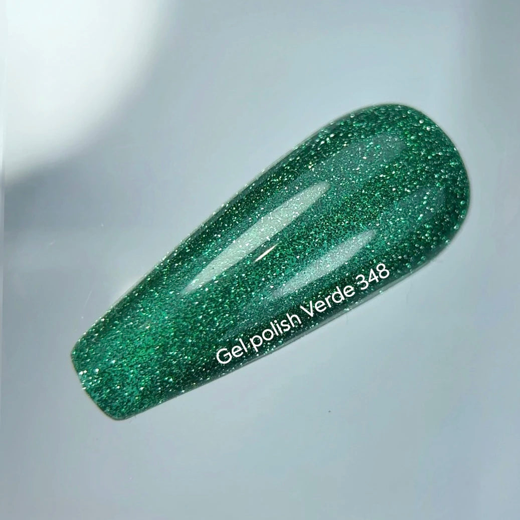 NAILSOFTHEDAY Gel Polish Verde 10 ml – Grün Lichtreflektierender Gel-Nagellack für Nägel