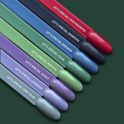 NAILSOFTHEDAY Let's special Graphite - graphitfarbener Gellack für Nägel, der in einer Schicht deckt, 10ml