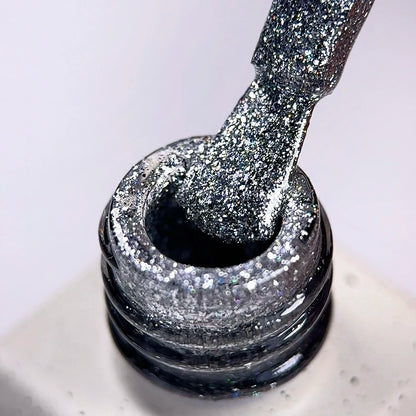 NAILSOFTHEDAY SUPERHUMANS – Стальной гель-лак с серебряной поталью, лимитированная серия, 6 мл