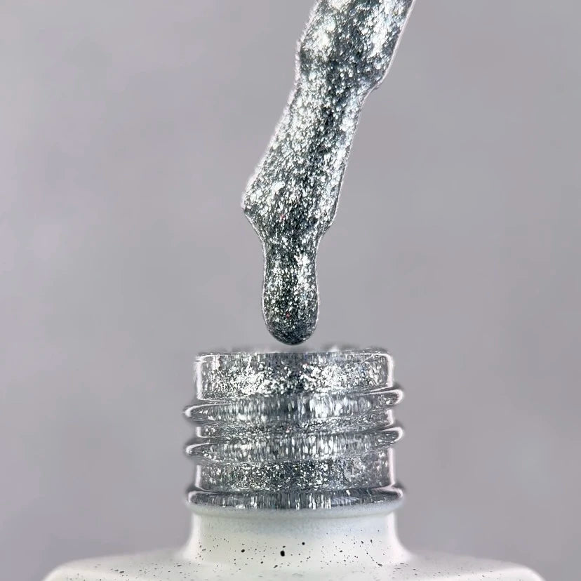 NAILSOFTHEDAY SUPERHUMANS – Стальной гель-лак с серебряной поталью, лимитированная серия, 6 мл