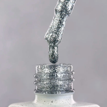 NAILSOFTHEDAY SUPERHUMANS – Стальной гель-лак с серебряной поталью, лимитированная серия, 6 мл