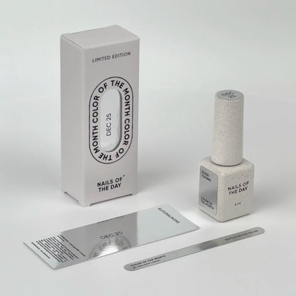 NAILSOFTHEDAY SUPERHUMANS – Стальной гель-лак с серебряной поталью, лимитированная серия, 6 мл