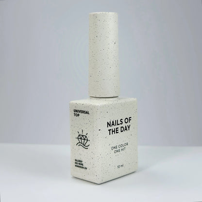 NAILSOFTHEDAY Universal Top — глянцевый топ без липкого слоя, минимальные УФ‑фильтры, 10 мл