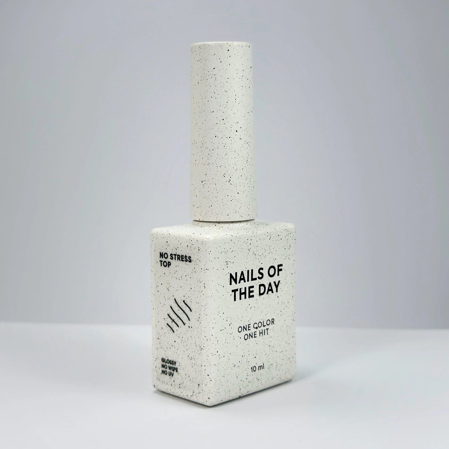 NAILSOFTHEDAY No stress top no wipe - глянцевый топ без липкого слоя и без уф-фильтров, топ АНТИЦАРАПКА, 10 мл