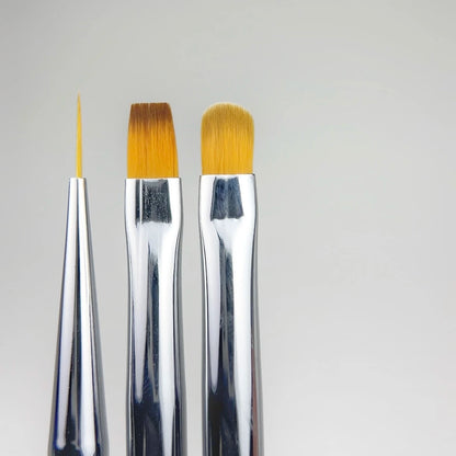 Кисточка-лайнер NAILSOFTHEDAY Nail Art Brush Liner 10 мм — тонкий лайнер для линий, геометрии и френча