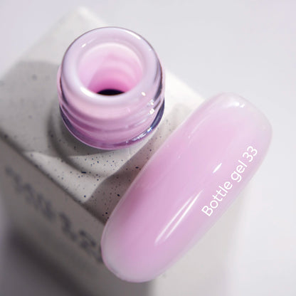 NAILSOFTHEDAY Bottle gel 33 – ультрапрочный самовыравнивающийся нежно-розовый гель для укрепления ногтей, 10 мл
